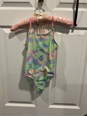 Sol Borne Girls One Piece Bathing Suit Size S (6/6X)